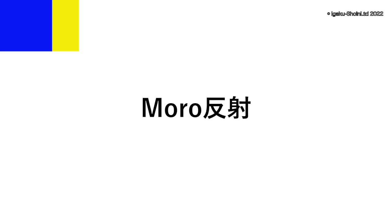 動画41. Moro反射